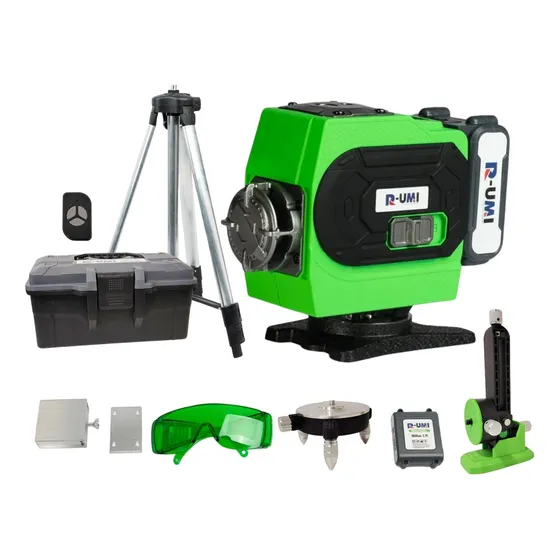 Nivel Laser 12 Lineas Con Tripode Y Maletin Rumi  R-umi-12l