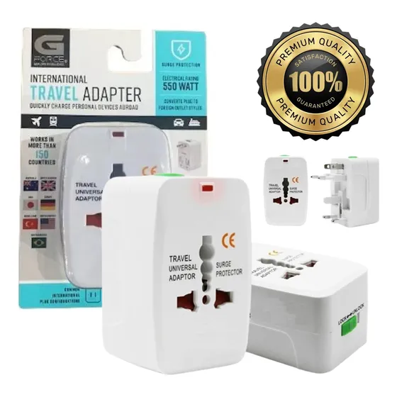 Adaptador Universal Para Enchufes De Corriente 110v - 220v