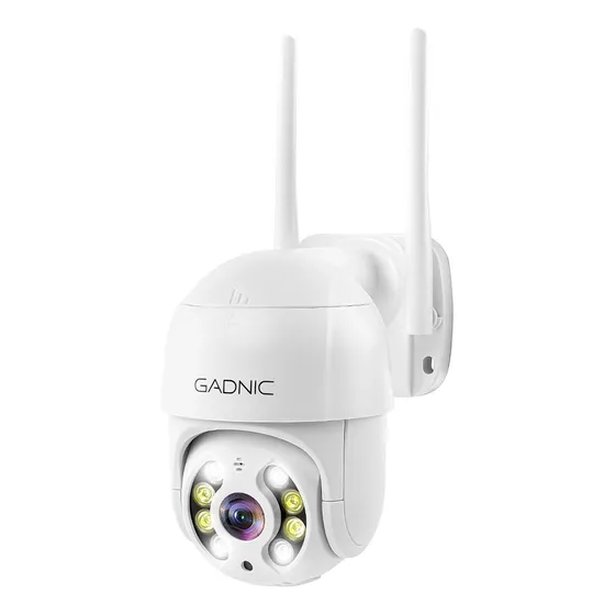 Cámara De Seguridad Wifi Ip Gadnic Dm200w Full Hd Motorizada 1080p Color Blanco