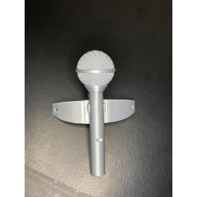 Impressão 3d - Microfone Silvio Santos