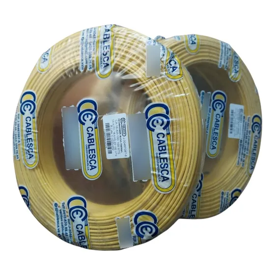 Cable 18 Automotriz 100% Cobre Marca Cablesca 100 Metros
