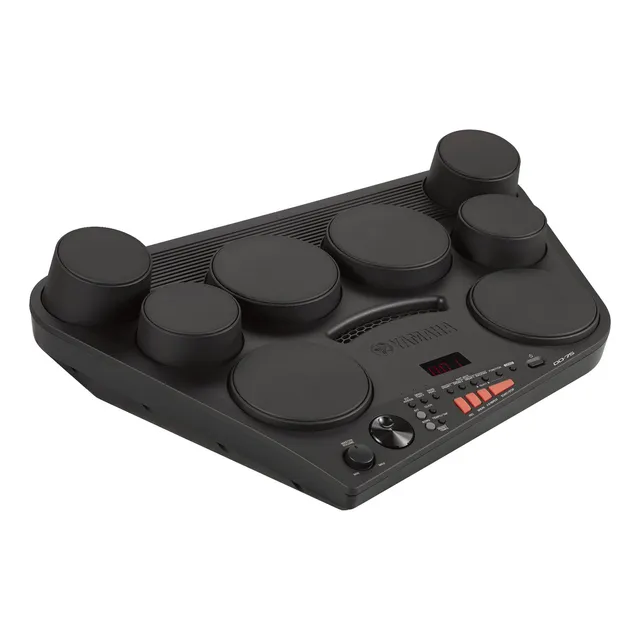 Batería electrónica Yamaha DD75 8 pads pedales y palillos negro