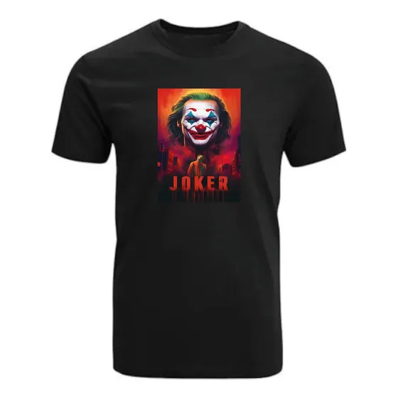 Polera Estampada Joker Guason, Batman, Argamodas
