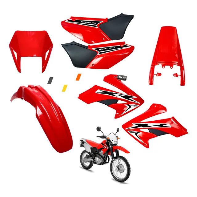 Kit Plástico Amx Carenagens Honda Tornado Xr 250 2001-2008