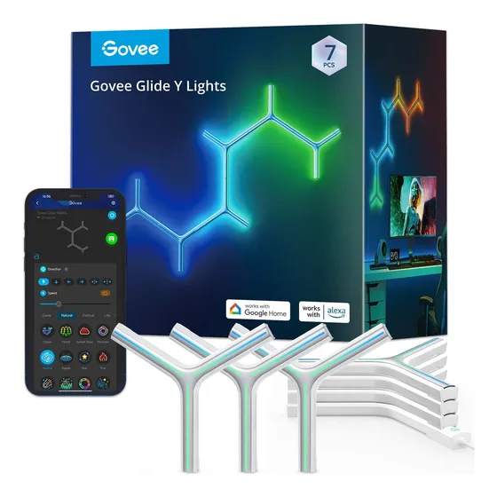 Luces Led Rgbic Govee Glide Y Para Juegos De Pared
