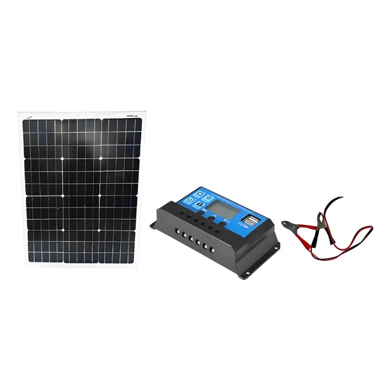 Kit Solar Panel 50w +regulador Solar + Cable Pinzas