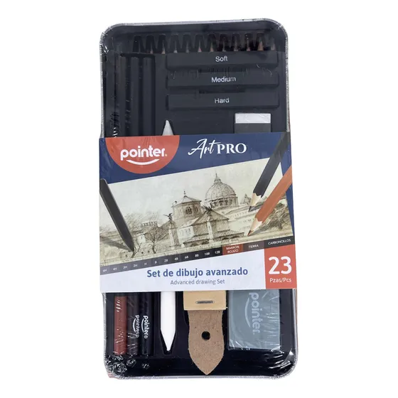 Set De Lápices De Dibujos Avanzados Pointer Artpro 23pzas