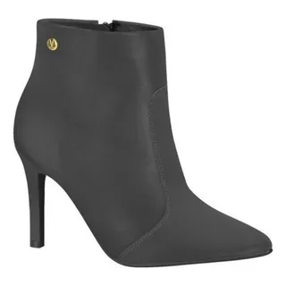 Bota Vizzano Feminina Cano Curto Salto Alto Bico Fino Bota Vizzano Feminina Cano Curto Salto Alto Bico Fino