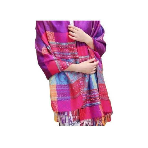 Pashmina, Chal, Chalina Bufanda Andina Rusticas X12u