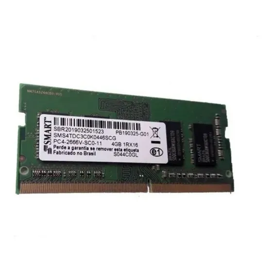Memória Smart Pc4-2666v 4gb 1rx16 - Original