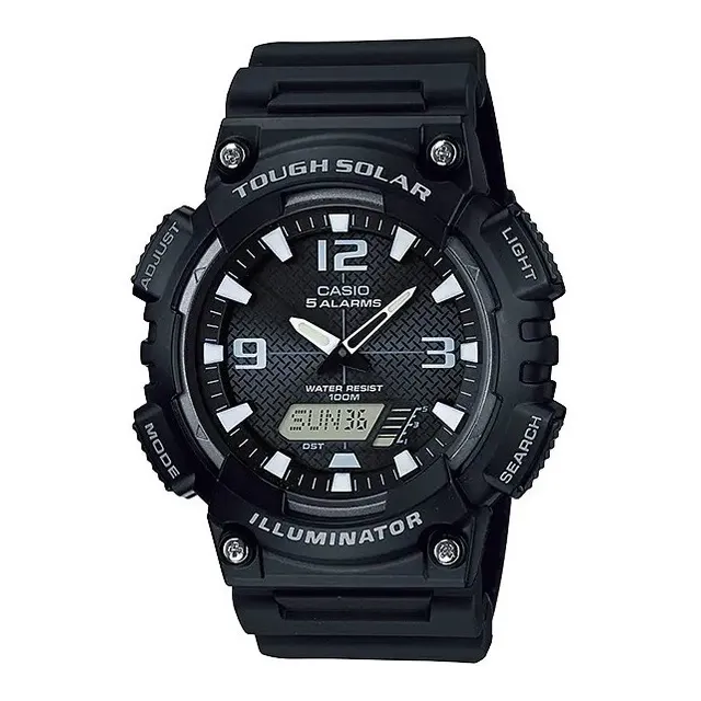 Reloj Tough Solar Analogico Digital Casio Aq-s810w-1av Negro