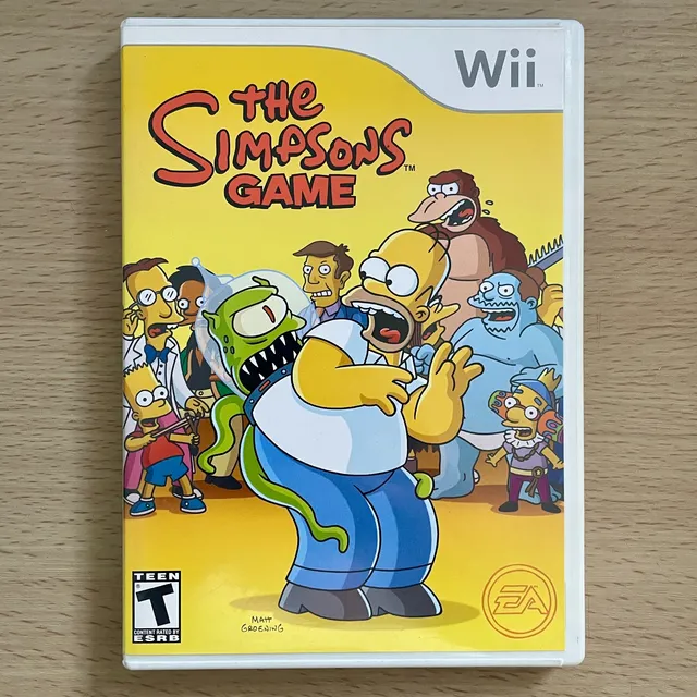 The Simpsons Game Wii Sin Manual