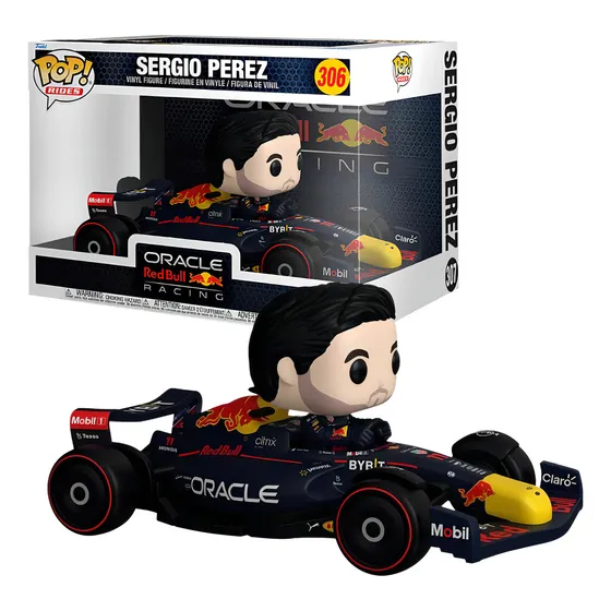 Checo Perez Funko Pop Oracle Red Bull 306 Formula 1 Rides