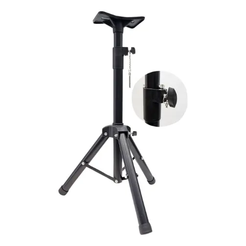 Trípode Aluminio Para Parlantes Bafles Hasta 15  Soport 10kg Negro