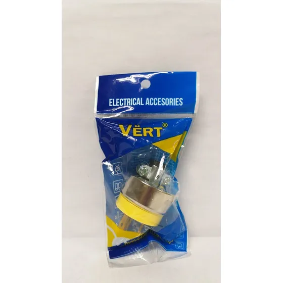Enchufe Macho Angular Trifasico 2p+t20a Vert