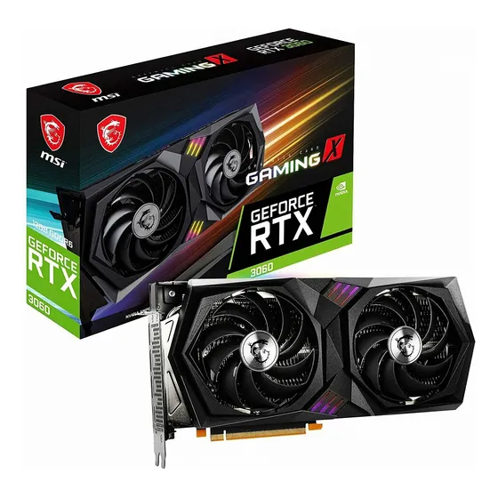 Tarjeta Gráfica Msi Ti Nvidia Geforce Rtx 3060 12gb 15gbps