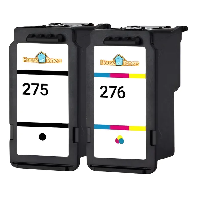 Set 2pz Cartuchos Compatible Canon 275xl 276xl Alta Duracion