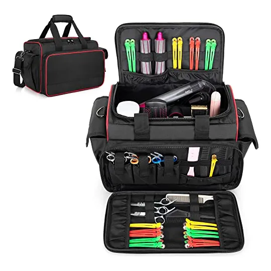 Bolsa De Barbero Bafaso Con Separadores Ajustables, Travel B