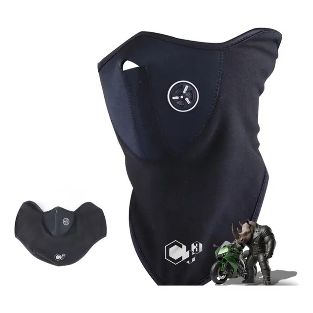 Mascara Neoprene Bandana Com Respiro Proteção Frio Bike Moto