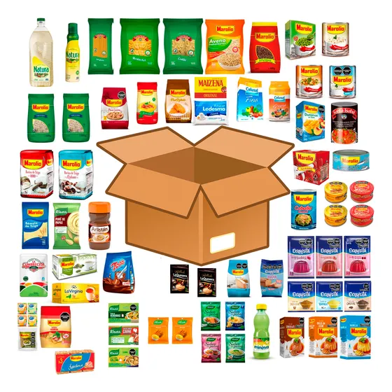 Combo Mercadería/alimentos Canasta Básica X 72 Productos.