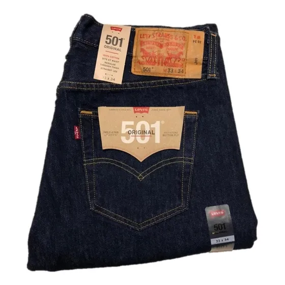 Calça Levi's 501 Original Masculina 100% Algodão Importada