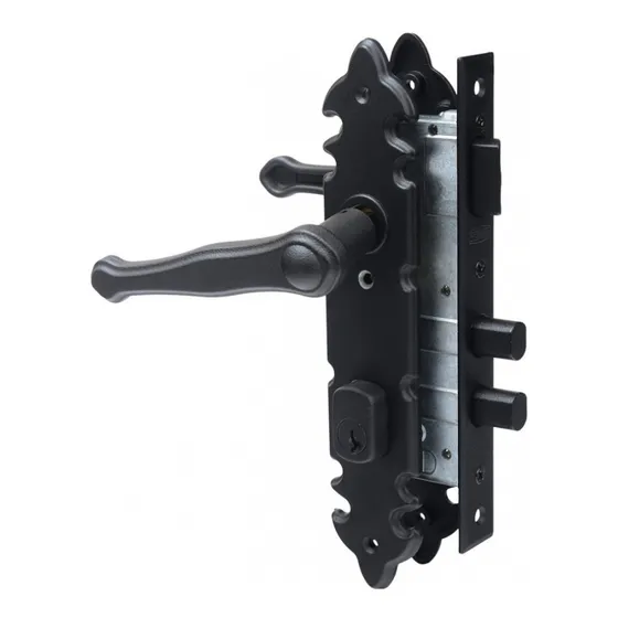 Cerradura De Embutir Acceso Colonial 1080935 Klkf Scanavini Color Negro