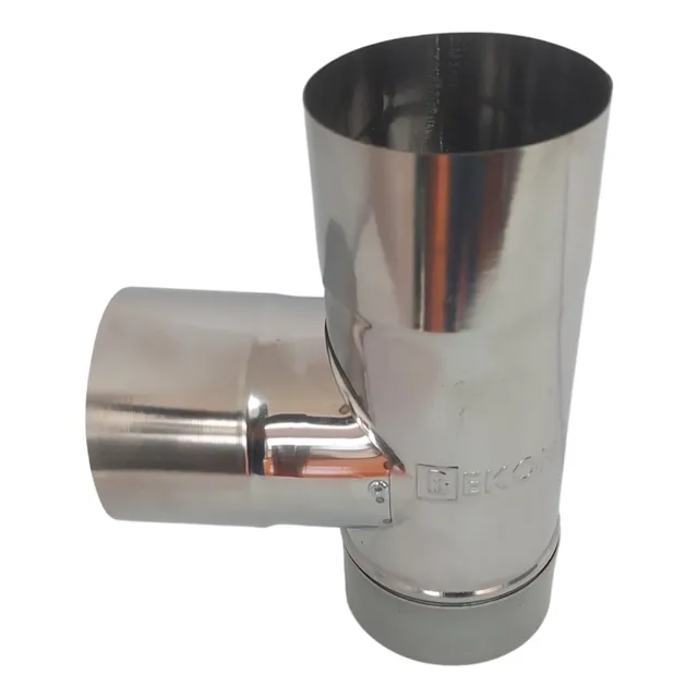 Codo O Tee De Registro 80 Mm Estufas A Pellet/ Bekon