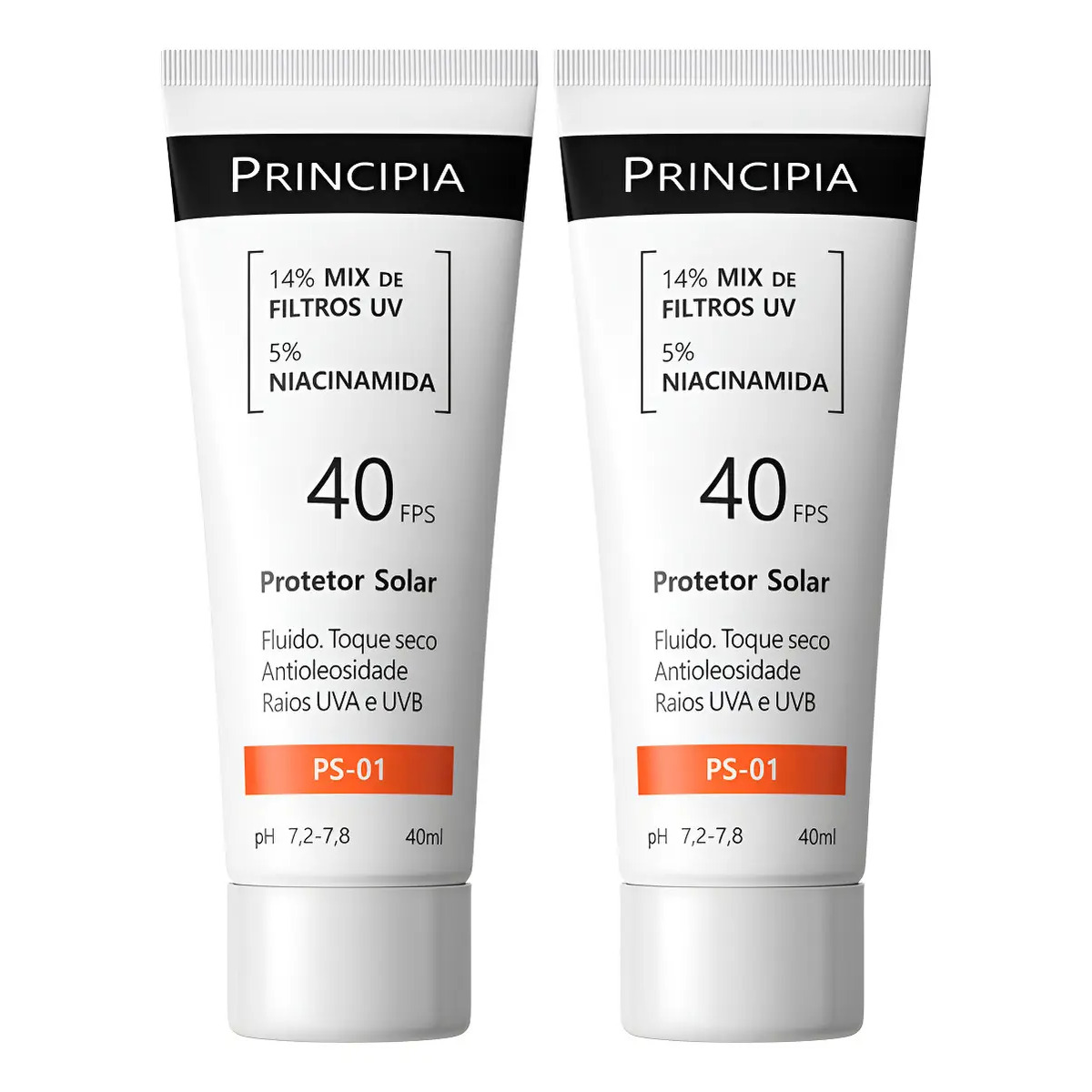Principia Kit C/ 2 Protetor Solar Facial Ps-01 Fps 40 Principia Kit C/ 2 Protetor Solar Facial Ps-01 Fps 40