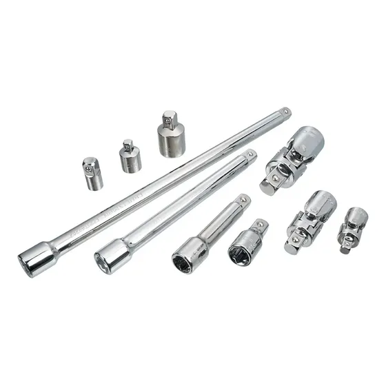 Juego 10 Pcs Extensiones, Adaptador Y Nudo 3 8, 1 4, 1 2'