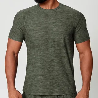 Camiseta Esportiva Masculina De Secagem Rápida Com Gola