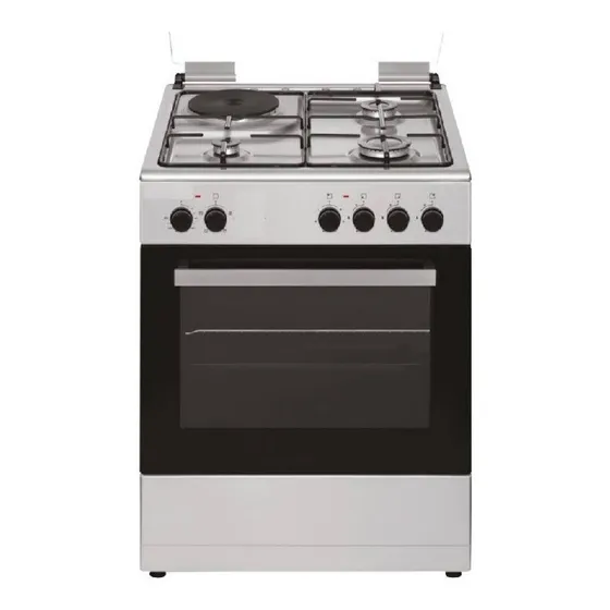 Cocina Panavox Combinada Inox 60e