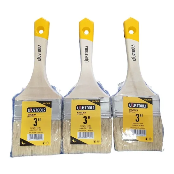 Brocha Para Pintar 3pulgada Pack 3 Brochas