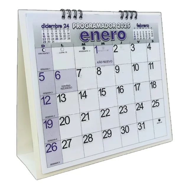 Planeador/programador/calendario/escritoriog 22alx20an 2025