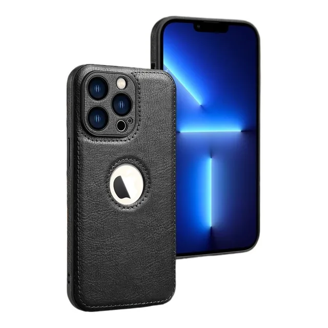 Funda Para iPhone De Alta Piel Case Protector De Lentes