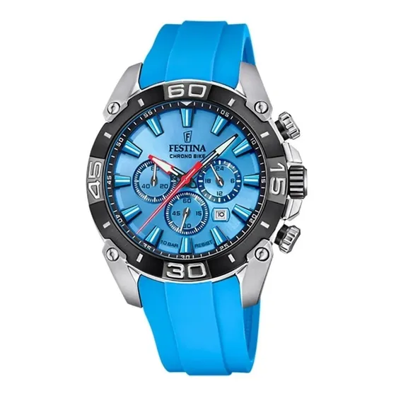 Reloj Festina Chrono Bike F20544/6 Color de Correa Celeste