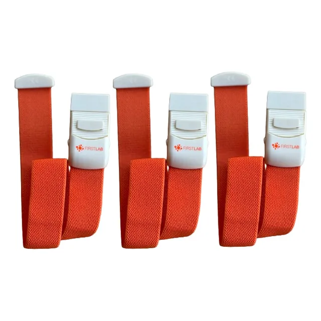 Torniquete Garrote Enfermagem Com Trava Pct. 3 Unid.