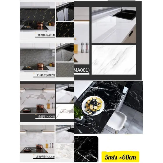 Papel Tapiz Vinil Autoadhesivo Rollo 5m