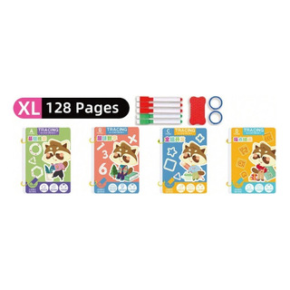 Practice Copybook For Kids - Reusable Tracing And Drawing Practice Copybook For Kids - Reusable Tracing And Drawing