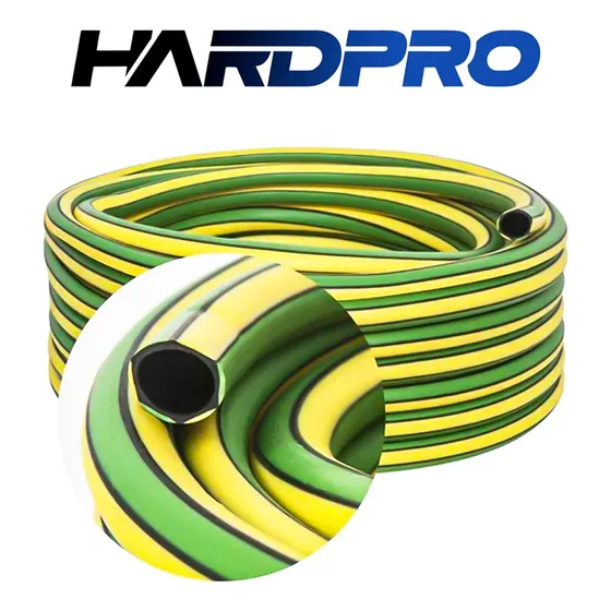 Manguera Riego Verde 20m 3/4 2.3mm Reforzada Proteccion Uv Marca Hardpro Materiales De Alta Calidad