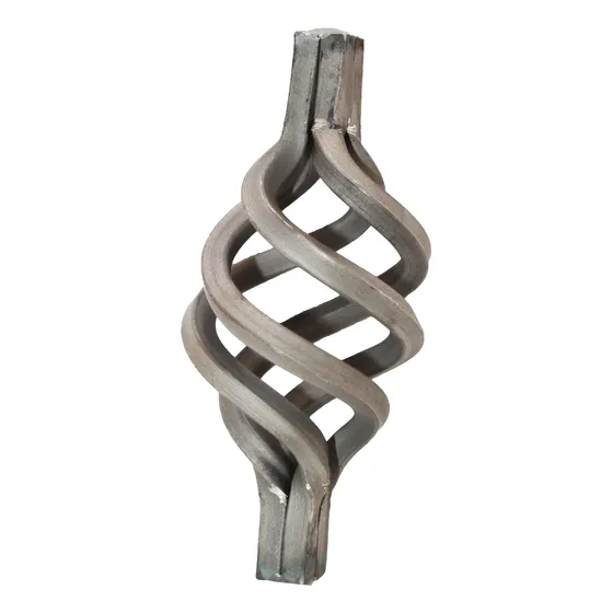 Hierro Forjado Piña 4 Hilos Para Barra De 1/2  Modelo 159/3
