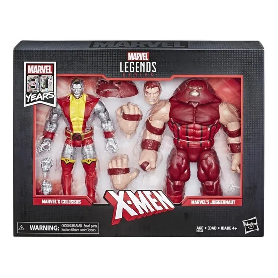80th Anniversary Marvel Legends Colossus & Juggernaut Two