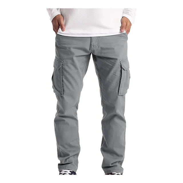 Pantalon Cargo Para Hombre Moda Deportivo Chino Largo