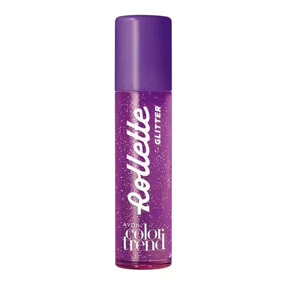 Avon - Color Trend - Brilho Rollette Gloss Cor Uva Lovers (Com Glitter)