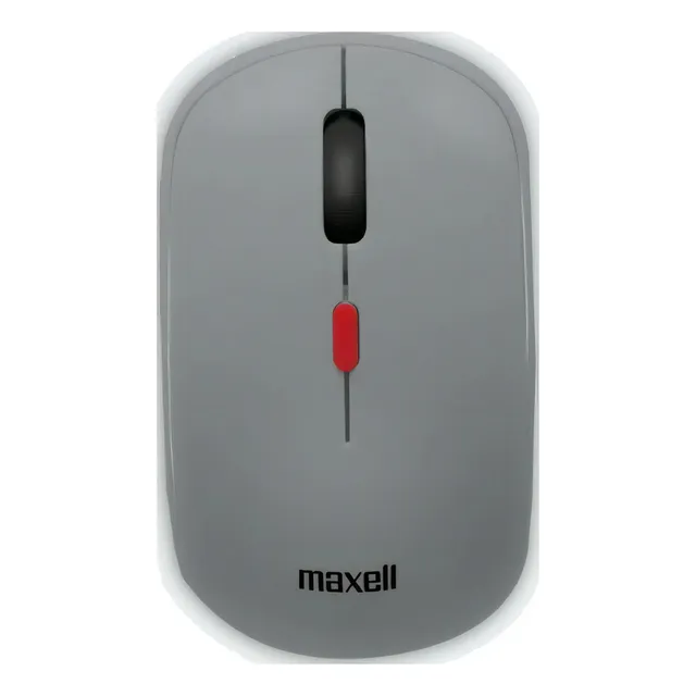 Mouse inalámbrico Maxell MOWL-100 MOWL-100 ROJO gris