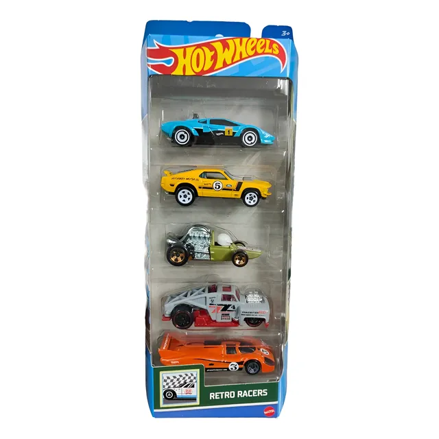 Hotwheels Pack X5 Autos Varios Modelos Mattel