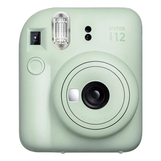 Câmera Fujifilm Instax Mini 12 Verde Revela Foto com 60 Fotos