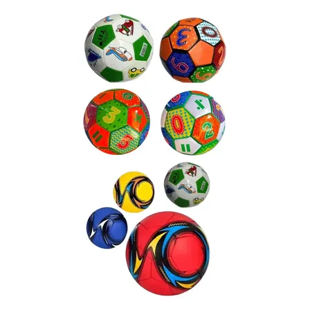Kit 12 Bolas Capotão Infantil Primer Futebol Campo Tamanho 2 Couro