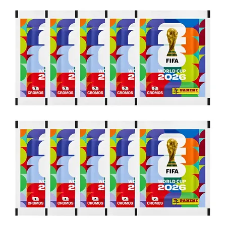 Copa Do Mundo Fifa 2026 70 Figurinhas Panini 10 Envelope Copa Do Mundo 2026 Figurinhas Álbum Da Copa