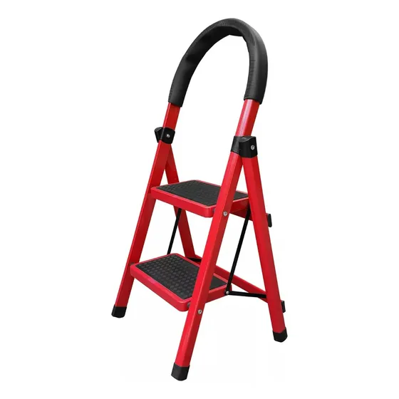 Escalera Plegable Multiuso 2 Peldaños Resistente Compacta