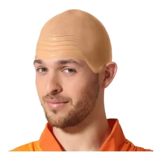 Calva Falsa Disfraz Halloween Cabeza Sin Pelo